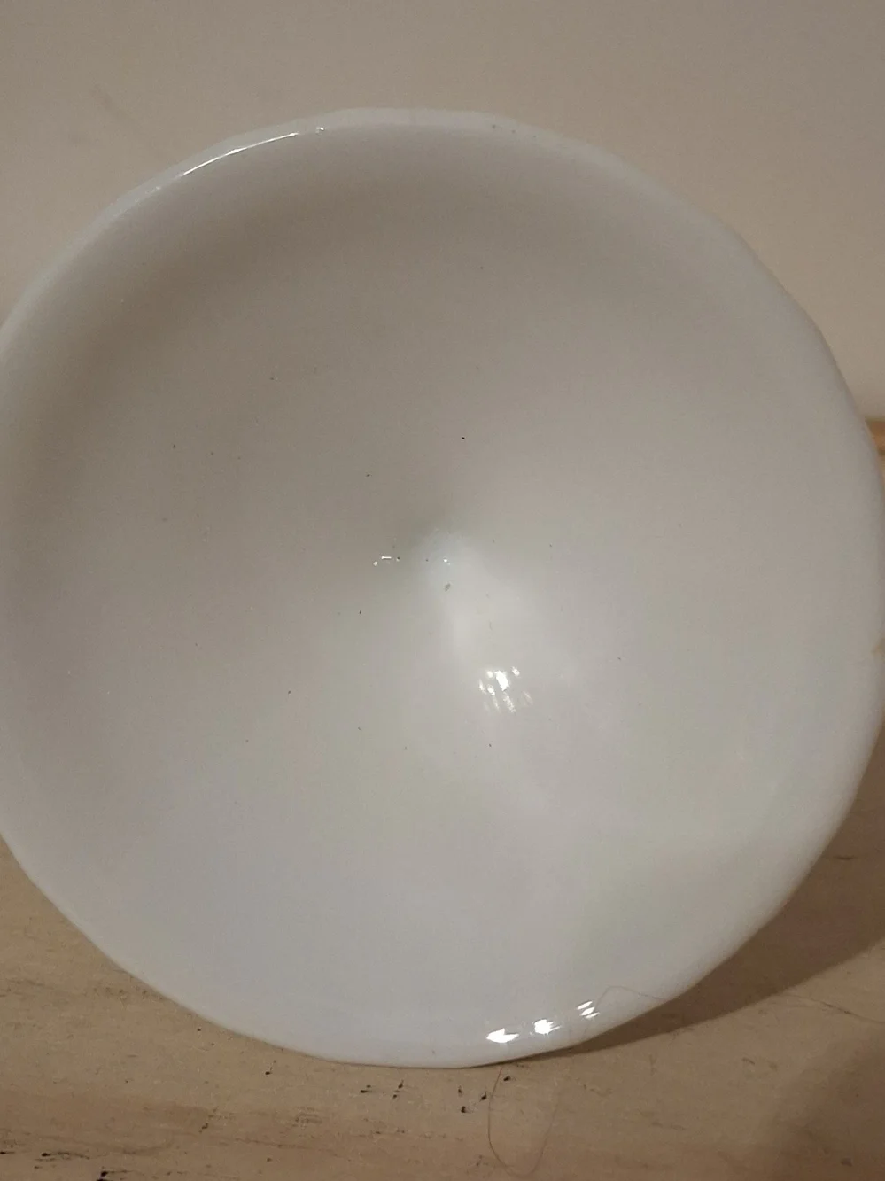 Vintage Westmoreland English Hobnail Milk Glass candle holder, diamond pattern